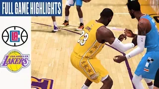 Clippers vs Lakers Full Game Highlights! December 25, 2019 NBA Season | NBA 2K20