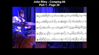 John Riley - The art of Bop drumming - Comping #4 - Part 1 - Page 28