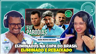 ♫ ELIMINADOS NA COPA DO BRASIL | Paródia Raspão - Henrique & Diego ft. Simone & Simaria - REACT