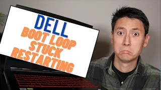 Dell Boot Loop Fix / Stuck Restarting Fix - DIY How To