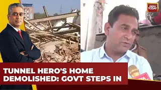 NewsToday With Rajdeep Sardesai: Tunnel Rescue Hero Speaks Out, Govt Promises House After Demolition