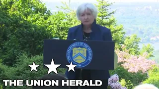 Treasury Secretary Yellen Holds a Press Conference at G7 Finance Meeting in Bonn