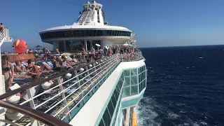 We Spend our First Day at Sea onboard Adventure of the Seas!