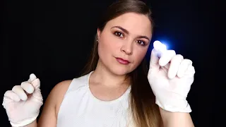 ASMR | Articulated Whispered Eye & Face Exam | Breathy Whispers