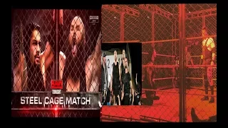 Roman Reigns vs Braun strowman Steel cage match and Kane return/ Monday night RAW17.10.2017/