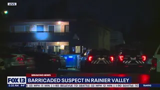 Barricaded suspect in Rainier Valley | FOX 13 Seattle