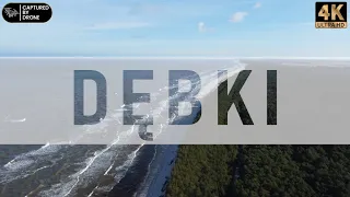 Dębki by Drone || Baltic Sea - February 2022 4K