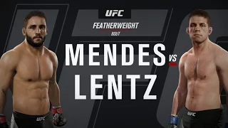 UFC 2 ● UFC FEATHERWEIGHT ● UFC MMA 2016 ●  CHAD MENDES VS NICK LENTZ