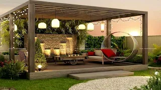 Patio Design Ideas 2023 | Backyard Garden Landscaping Ideas | Pergola Design | Rooftop Terrace