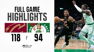 FULL GAME HIGHLIGHTS: Celtics drop Game 2 at home to Cleveland Cavaliers