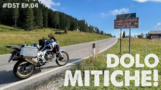 STRADE FANTASTICHE E POSTI MAGICI!😍 Perso trai passi delle Dolomiti in moto in solitaria! #DST Ep.04