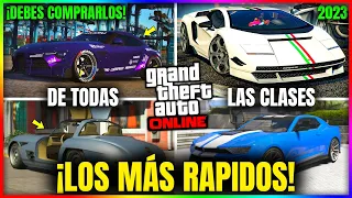 GTA5 Online 2023 - Los COCHES MÁS RAPIDOS de CADA CLASE! ¡DEBES COMPRARLOS! Top GTA5 Online | Mystic