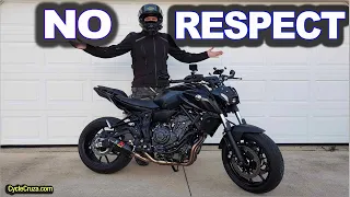 Yamaha MT-07 Gets NO RESPECT