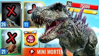 75,000 HP MINI MORTEM BOSS DEFEATED!!! (JURASSIC WORLD ALIVE)