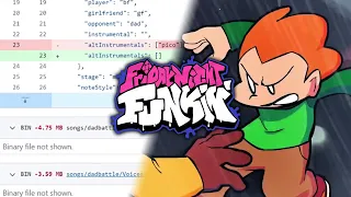 DadBattle Pico Remix Song Leak in FNF source code release! (WeekEnd 2?)