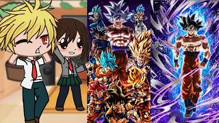 Class 1A react to Deku as Goku | BNHA/MHA || GCRV |I No Ships ||