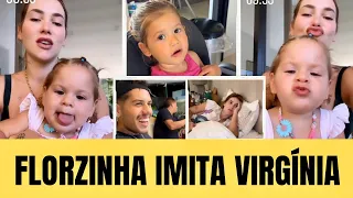 MARIA FLOR IMITA VIRGÍNIA 😱 ZÉ FELIPE ACHA QUE SERÁ PAI DE MENINO 😍