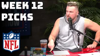 Pat McAfee's Week 12 NFL Picks