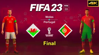 FIFA 23 - WALES vs. PORTUGAL - FIFA World Cup Final - Bale vs. Ronaldo - PS5™ [4K]