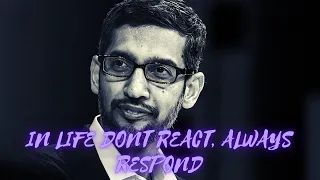 Sundar Pichai Motivation  Google CEO  FOLLOW YOUR PASSION