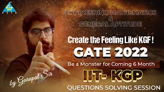 Create the Feeling Like KGF ! IIT-KGP GATE 2022 | Question Solving Session #GC_Sir