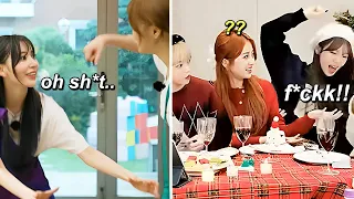 CHAEWON gets physical with Sakura and Yunjin (never-ending anger issues/ssamachi mode)