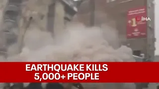 More than 5,000 dead after 7.8 earthquake in Turkey and Syria