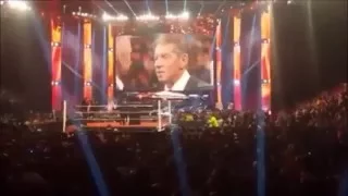 Vince McMahon swears on RAW 2/22/16