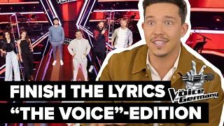 Nico Santos kann Samu Habers Hit nicht weitersingen?🤔 Der "The Voice"-Coach spielt Finish The Lyrics