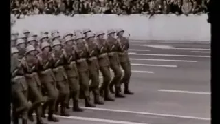 JNA vojna parada 1975 prvi dio(JNA millitary parade 1975 part 1)
