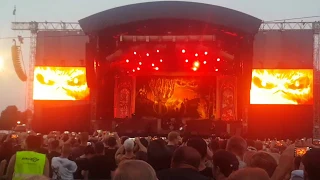 Iron Maiden Legacy of the beast Tour 2018 Freiburg Sign Of The Cross