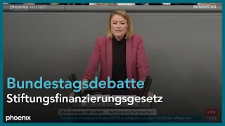 Bundestagsdebatte zur Stiftungsfinanzierung am 13.10.2023