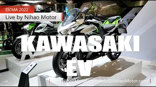 E20 (KAWASAKI 2023 electric motorcycle) EICMA 2022 Milan show live by Nihao Motor