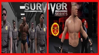 WWE 2K17 Goldberg vs Brock lesnar | Survivor Series 2016 Highlights