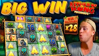 Big Win with Big Multiplier - Return of Kong Megaways