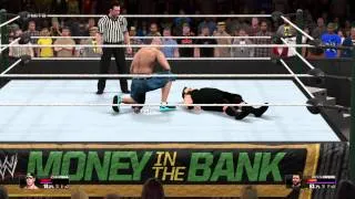 WWE 2K15 John Cena vs Kevin owen-Money in The Bank 2015