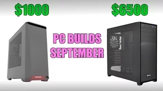 Gaming & Editing PC Builds - September 2016
