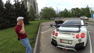 РЕАКЦИЯ ЛЮДЕЙ НА GT-R MUHAMMAD ALI ЧЕЧЕНСКИЙ ВОЛК