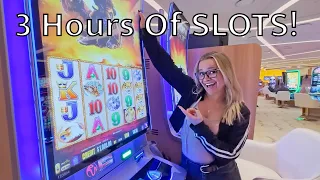 I Played Slots For OVER 3 Hours! (Las Vegas Slot Compilation)