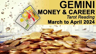 GEMINI MONEY & CAREER TAROT READING "GOOD NEWS! STORM WARNING & A CHANGE OF COURSE" March-April 2024