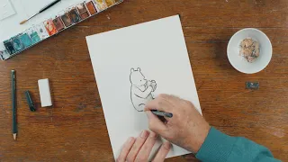Learn to draw Classic Pooh