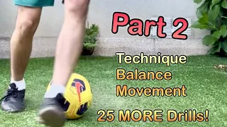 Coever Coaching Exercises PART 2 | 25 MORE Football Drills to Improve as a Player at Home