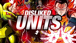 MY TOP 10 MOST DISLIKED UNITS IN ALL OF DOKKAN! JUNE 2021! (DBZ: Dokkan Battle)