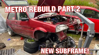 METRO REBUILD PART 2  - New Subframe!