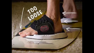 Adjusting Foot Straps on Kitesurfing Board