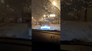 Москва снегопад