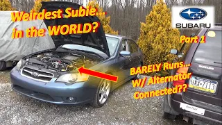 Weirdest Subaru in the WORLD? (Part 1 - BARELY Runs with Alternator Connected??)