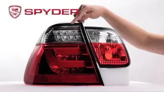 Spyder Auto Product Showcase: 2002-2005 BMW E46 3-Series 4DR LED Light Bar Tail Light