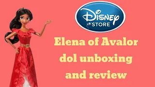 Elena of Avalor Disney Store classic doll unboxing and review ♡