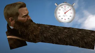 How fast can I grow Arthur's beard?